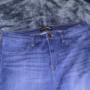 Fashion Nova High Rise Indigo Jeans
